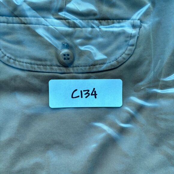 Talbots Pants Khaki Chino Flare Wide Leg Vintage Y2K 90s Tan Stretch Sz 14 C134 - Picture 13 of 13